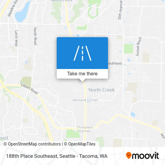 Mapa de 188th Place Southeast