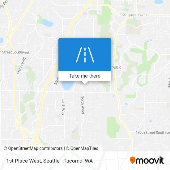 1st Place West map