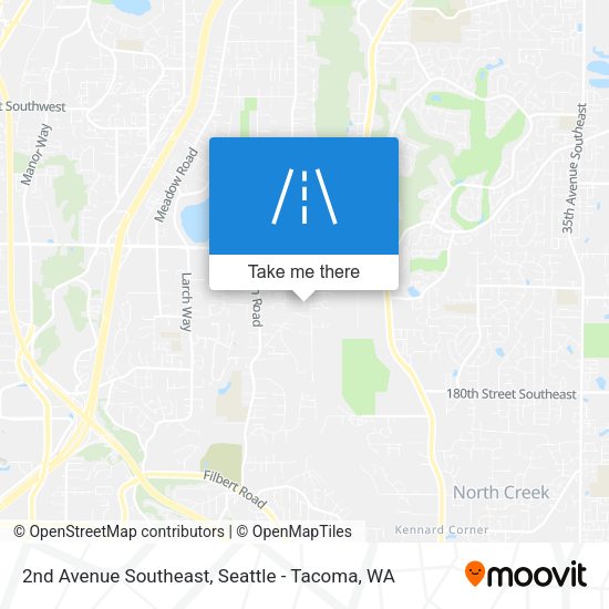 2nd Avenue Southeast map