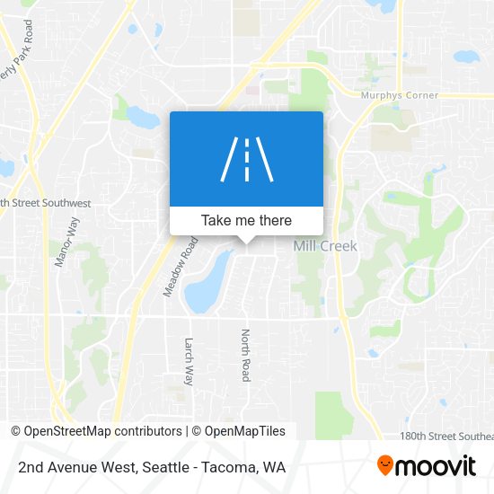 2nd Avenue West map