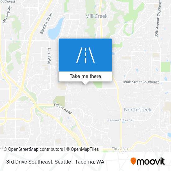 3rd Drive Southeast map