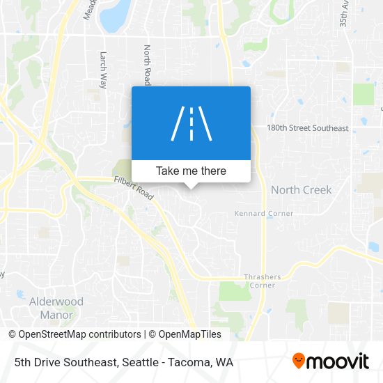 5th Drive Southeast map