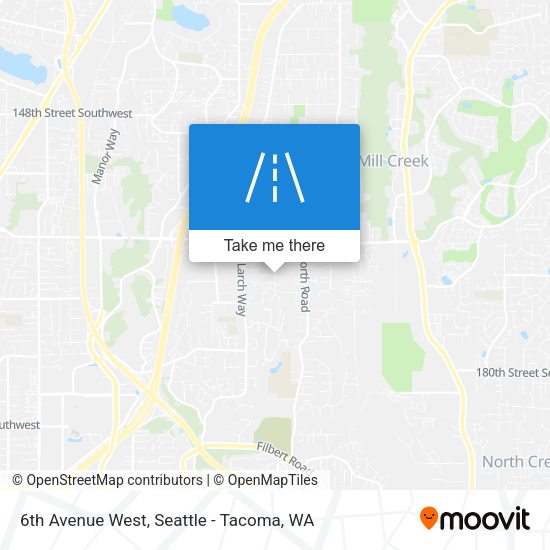 6th Avenue West map