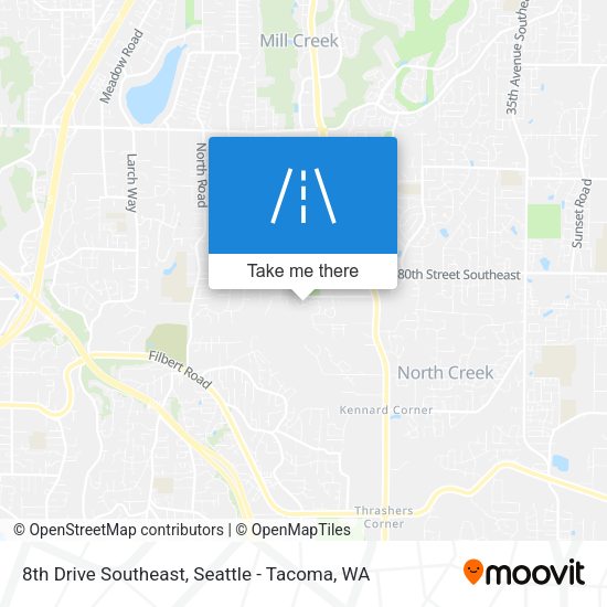 8th Drive Southeast map