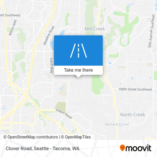 Mapa de Clover Road