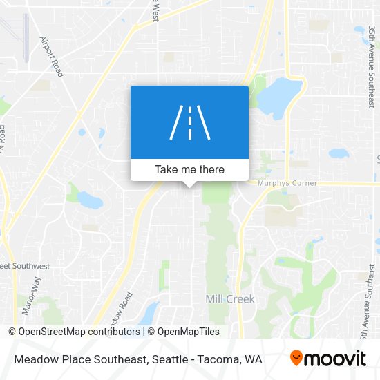 Meadow Place Southeast map