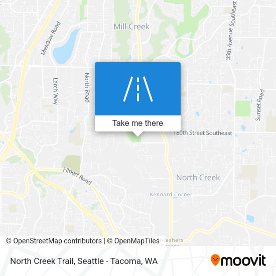 Mapa de North Creek Trail