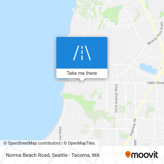 Mapa de Norma Beach Road