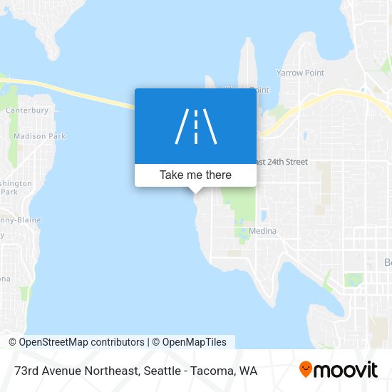 73rd Avenue Northeast map