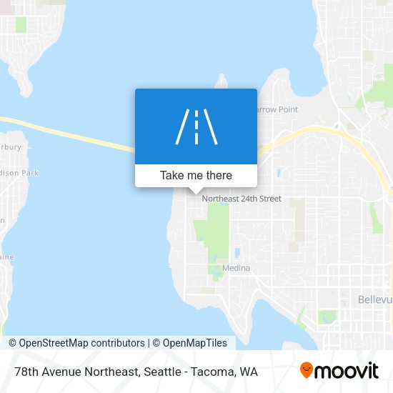 78th Avenue Northeast map