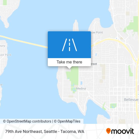 Mapa de 79th Ave Northeast