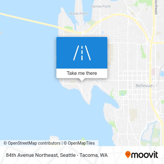 Mapa de 84th Avenue Northeast