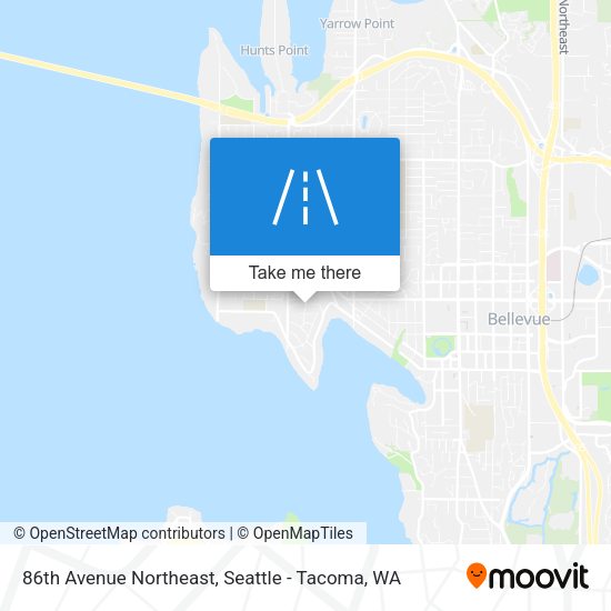 86th Avenue Northeast map