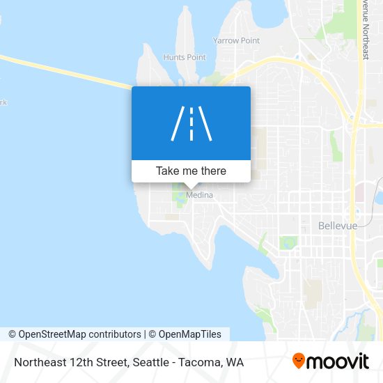 Mapa de Northeast 12th Street