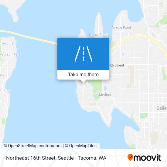 Mapa de Northeast 16th Street