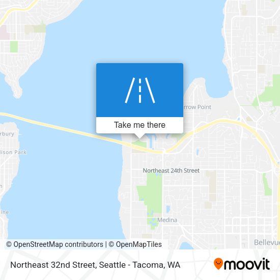 Mapa de Northeast 32nd Street