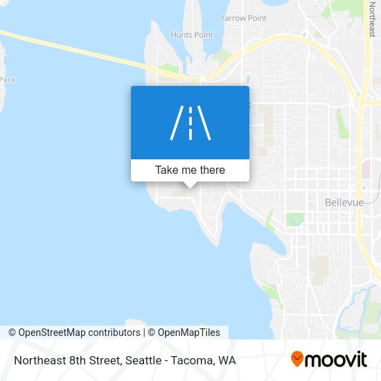 Northeast 8th Street map