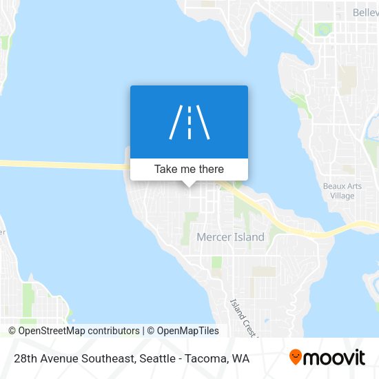 28th Avenue Southeast map