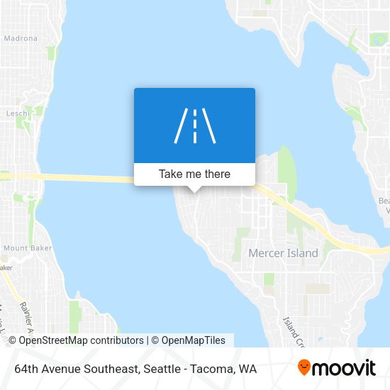 Mapa de 64th Avenue Southeast
