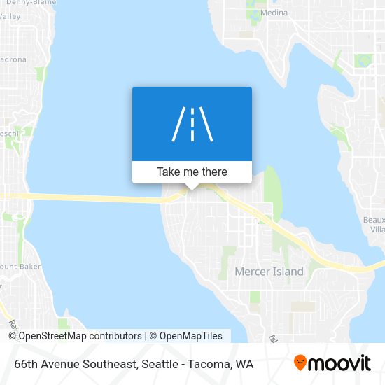 Mapa de 66th Avenue Southeast