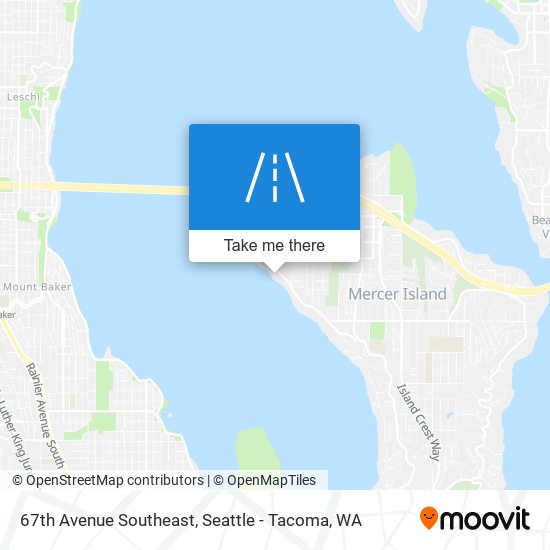 Mapa de 67th Avenue Southeast