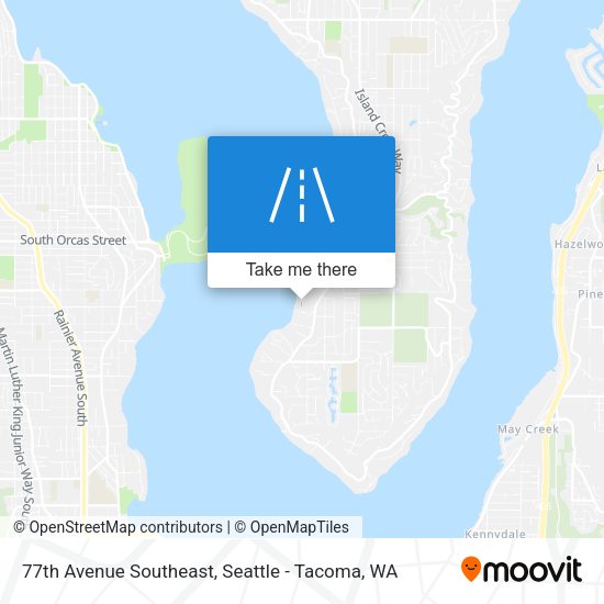 77th Avenue Southeast map