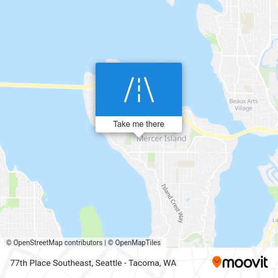 Mapa de 77th Place Southeast