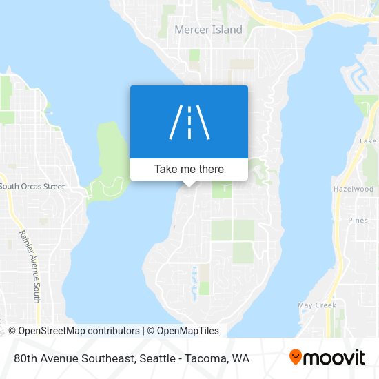 Mapa de 80th Avenue Southeast