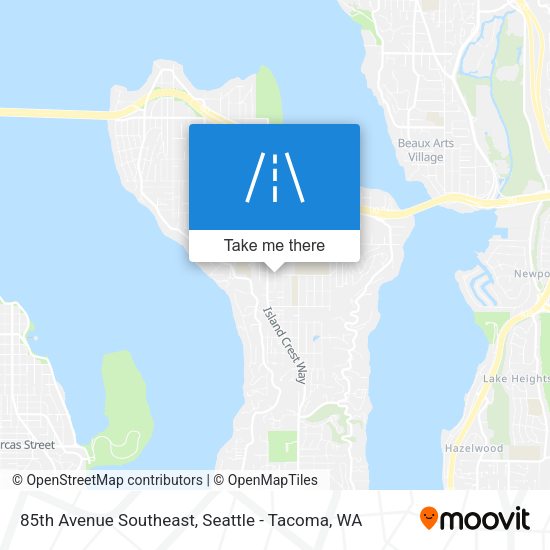 85th Avenue Southeast map