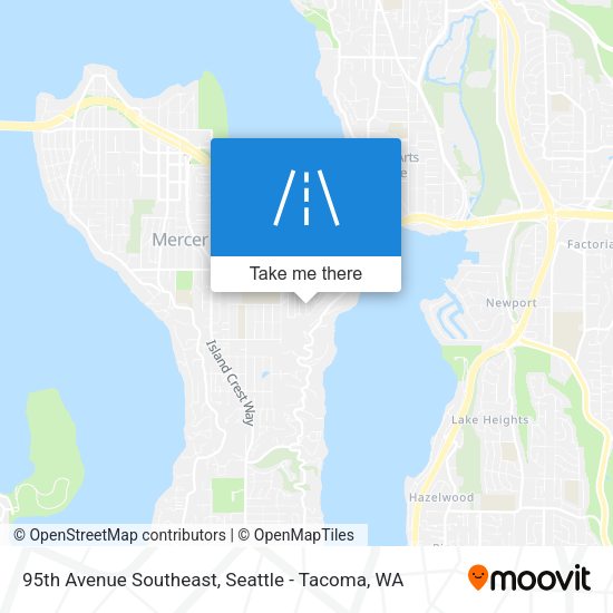 95th Avenue Southeast map
