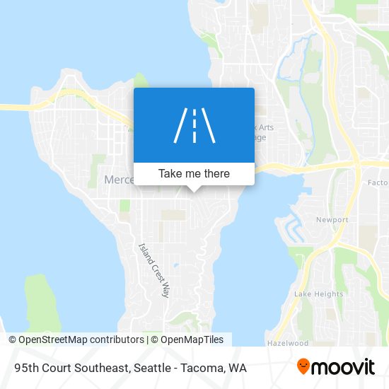 95th Court Southeast map