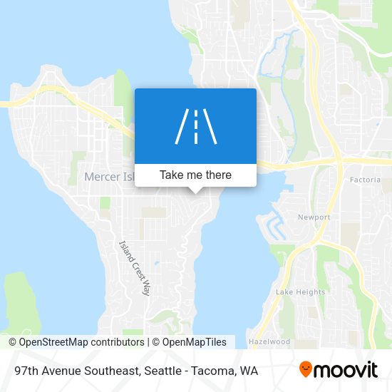 Mapa de 97th Avenue Southeast
