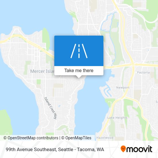 99th Avenue Southeast map