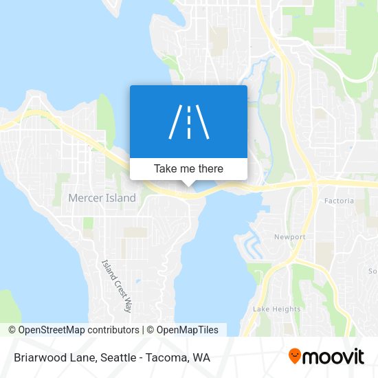 Mapa de Briarwood Lane