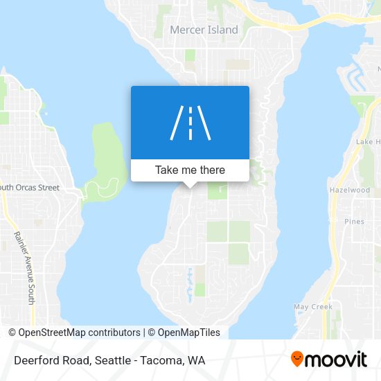 Deerford Road map