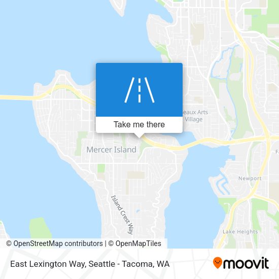 Mapa de East Lexington Way