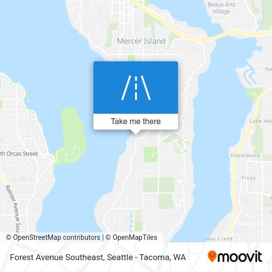 Forest Avenue Southeast map