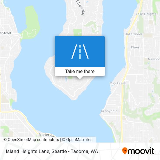 Island Heights Lane map