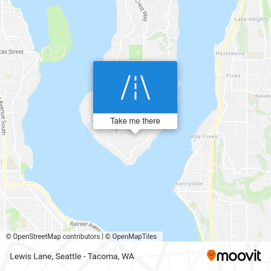 Lewis Lane map