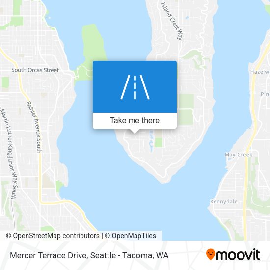 Mercer Terrace Drive map