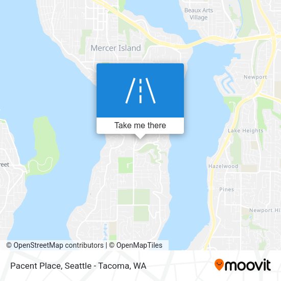 Pacent Place map