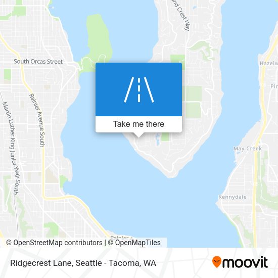Mapa de Ridgecrest Lane