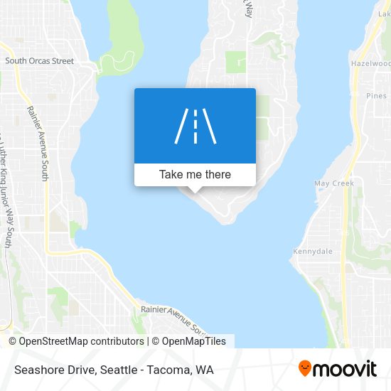 Seashore Drive map