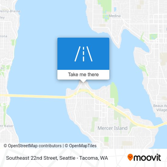 Mapa de Southeast 22nd Street