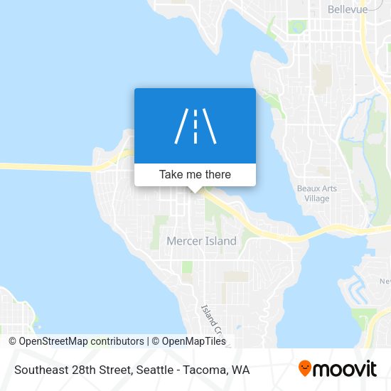 Southeast 28th Street map