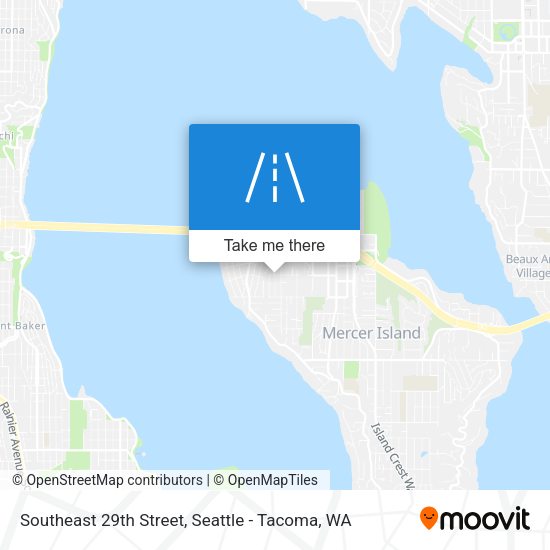 Mapa de Southeast 29th Street