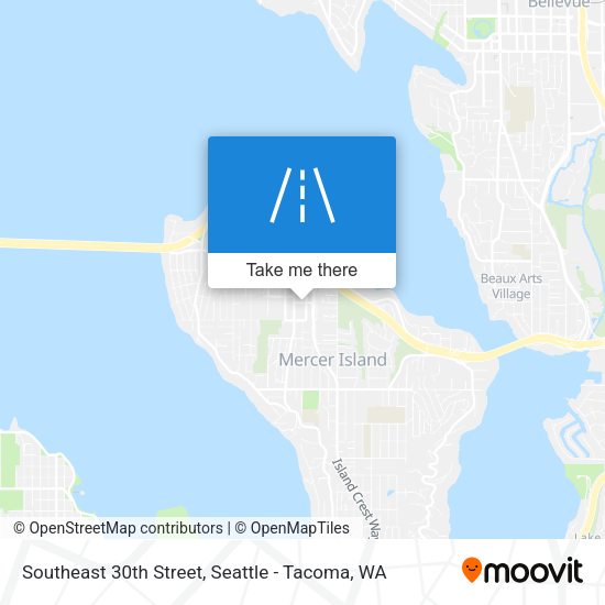 Mapa de Southeast 30th Street