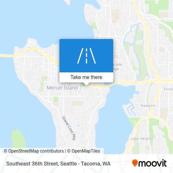 Mapa de Southeast 36th Street
