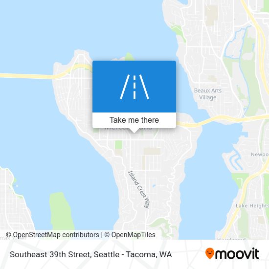 Mapa de Southeast 39th Street