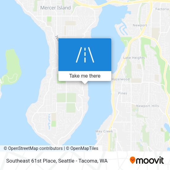 Mapa de Southeast 61st Place